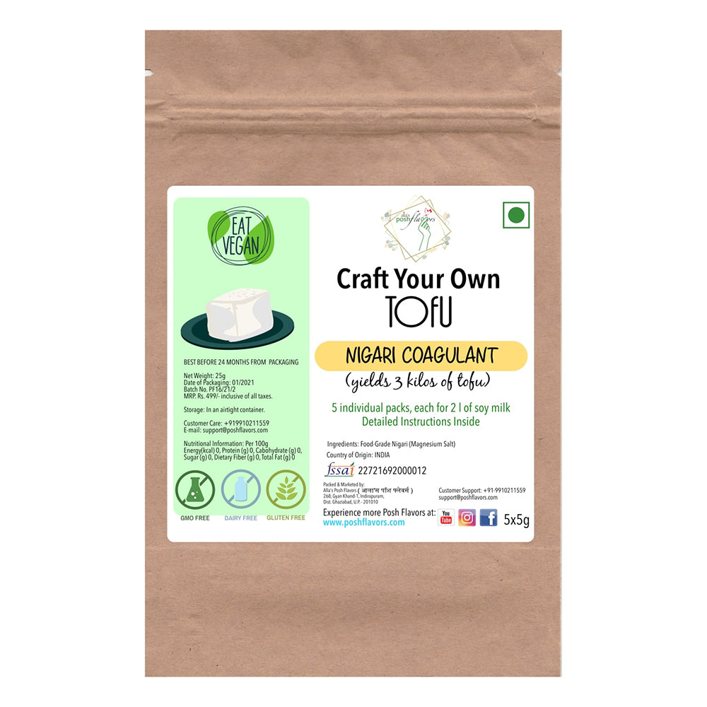 Posh Flavors Tofu Coagulant (Nigari) (5 Sachets)