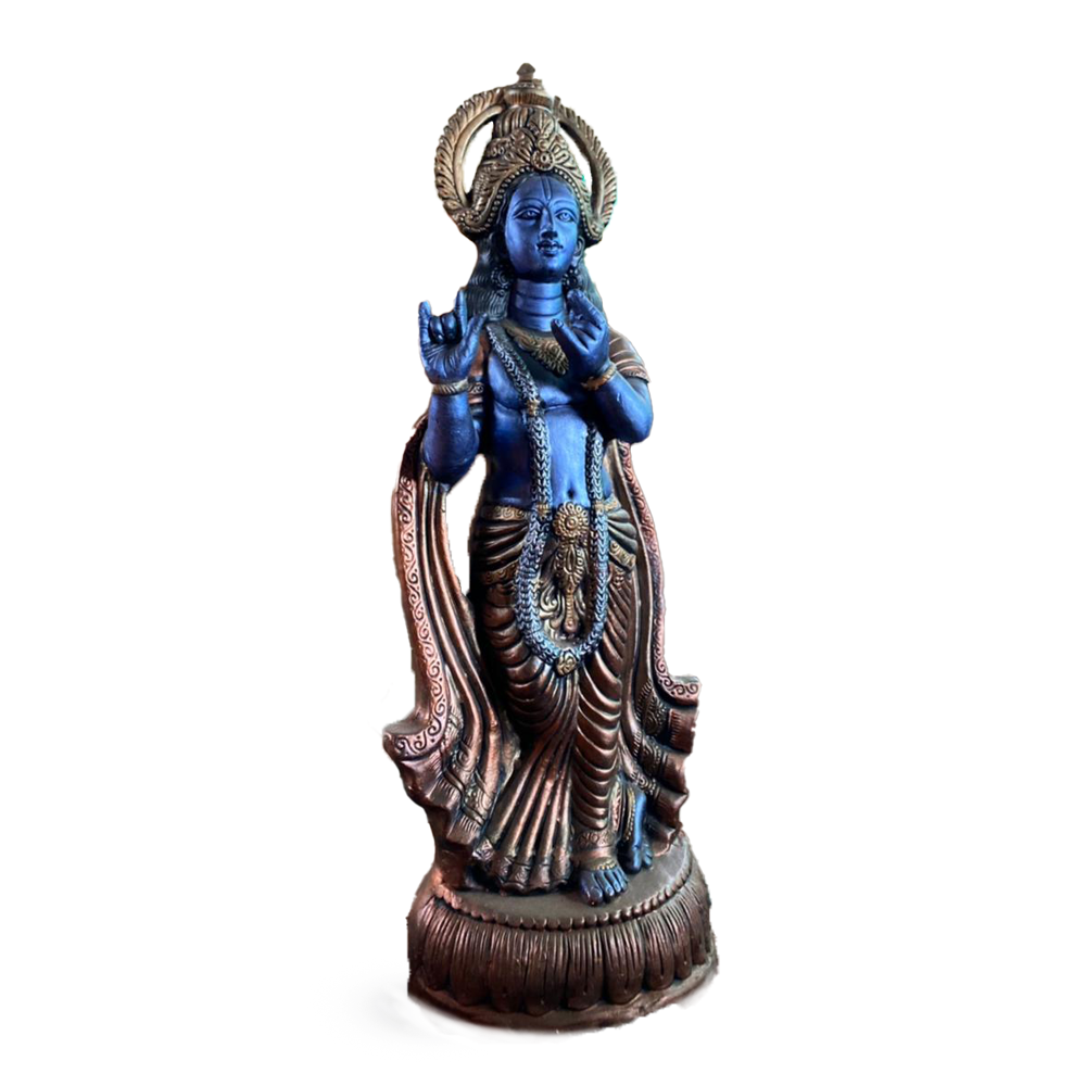 
                  
                    Handmade Lord Krishna Idol
                  
                