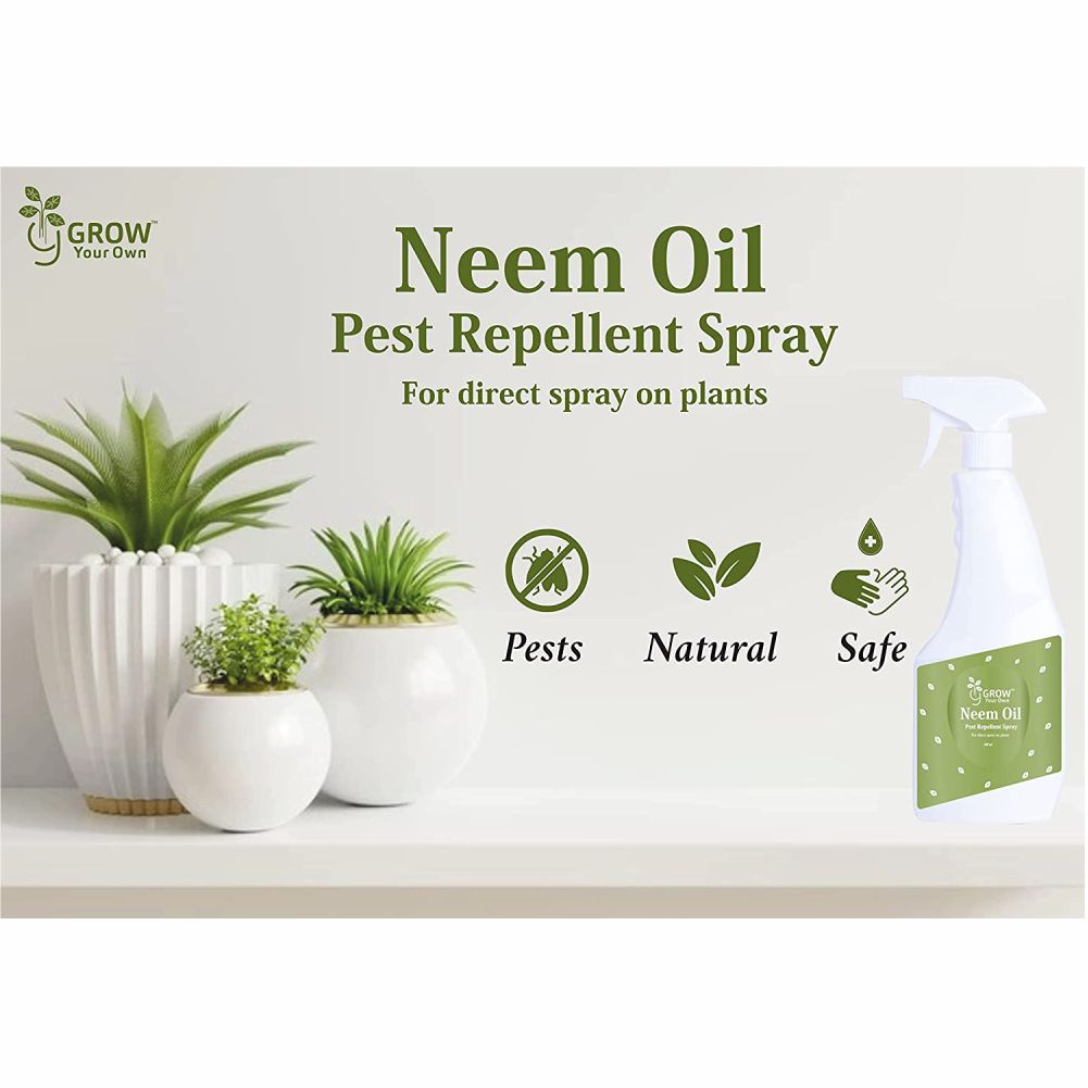 Natural Neem Oil Spray for Plant Pest Control (500ml)
