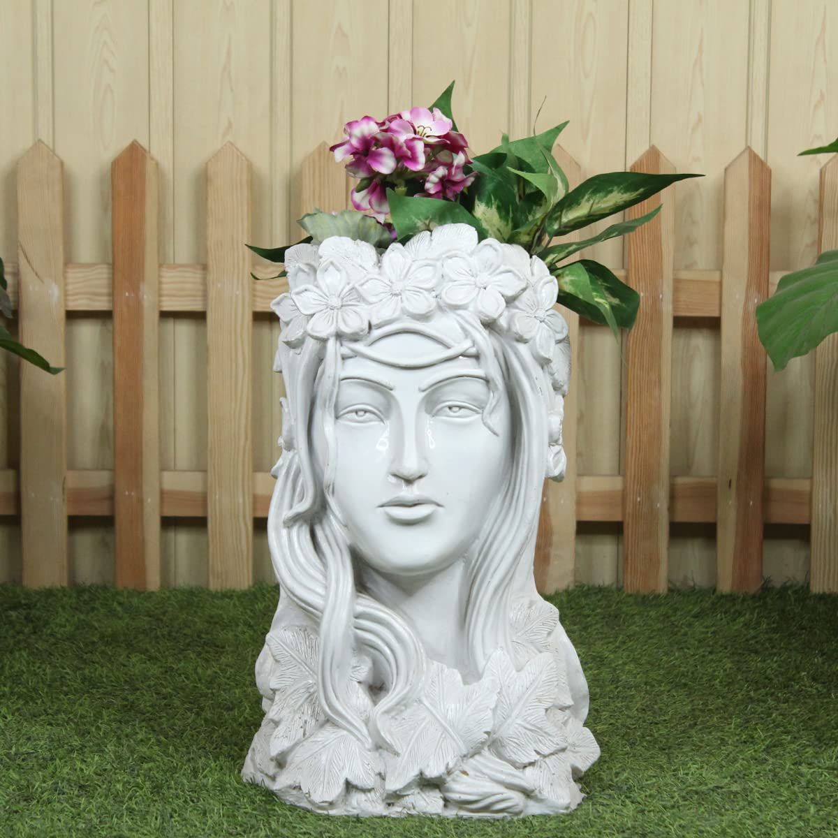 Lady-Face Planter Pot