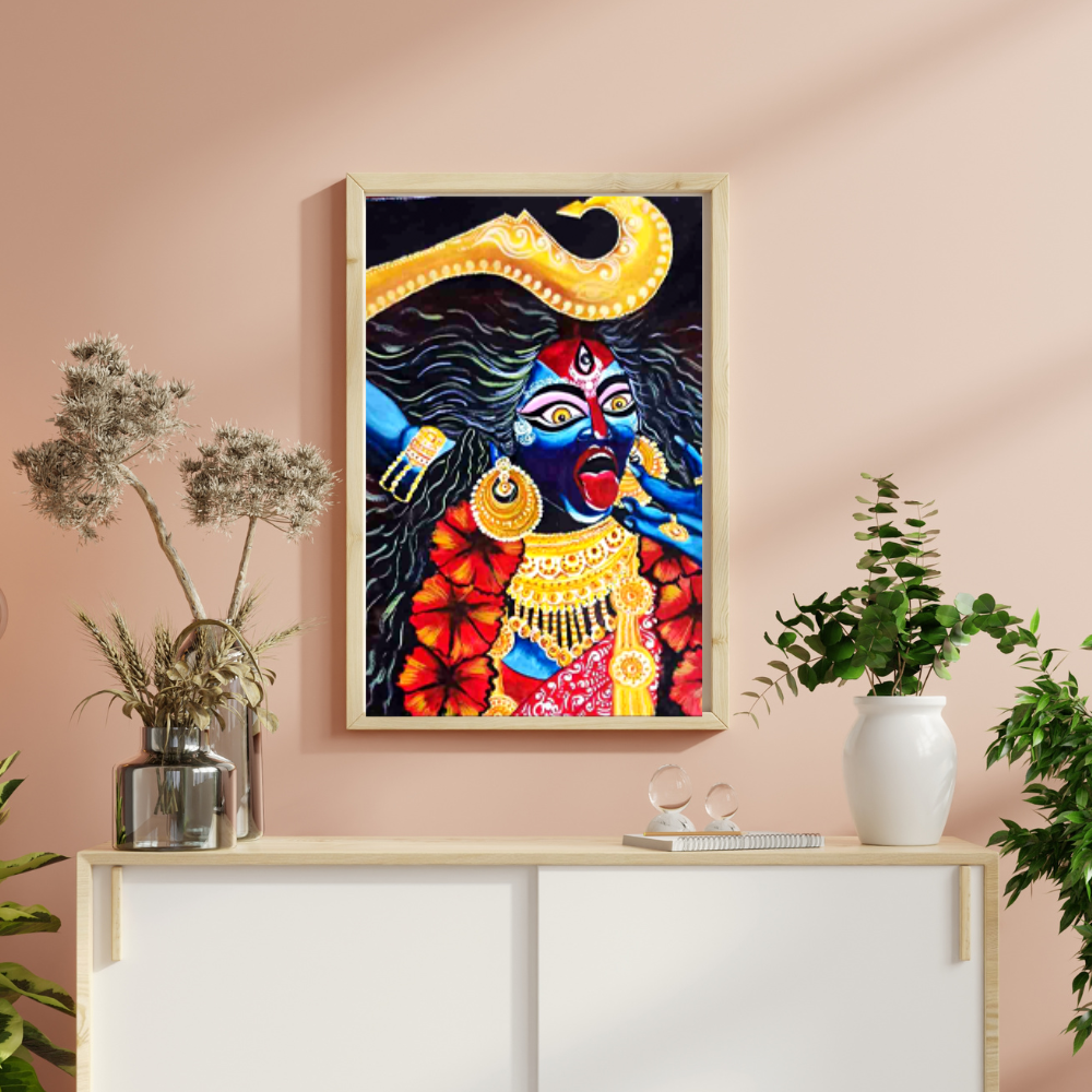 Kali Bengali Goddess Painting