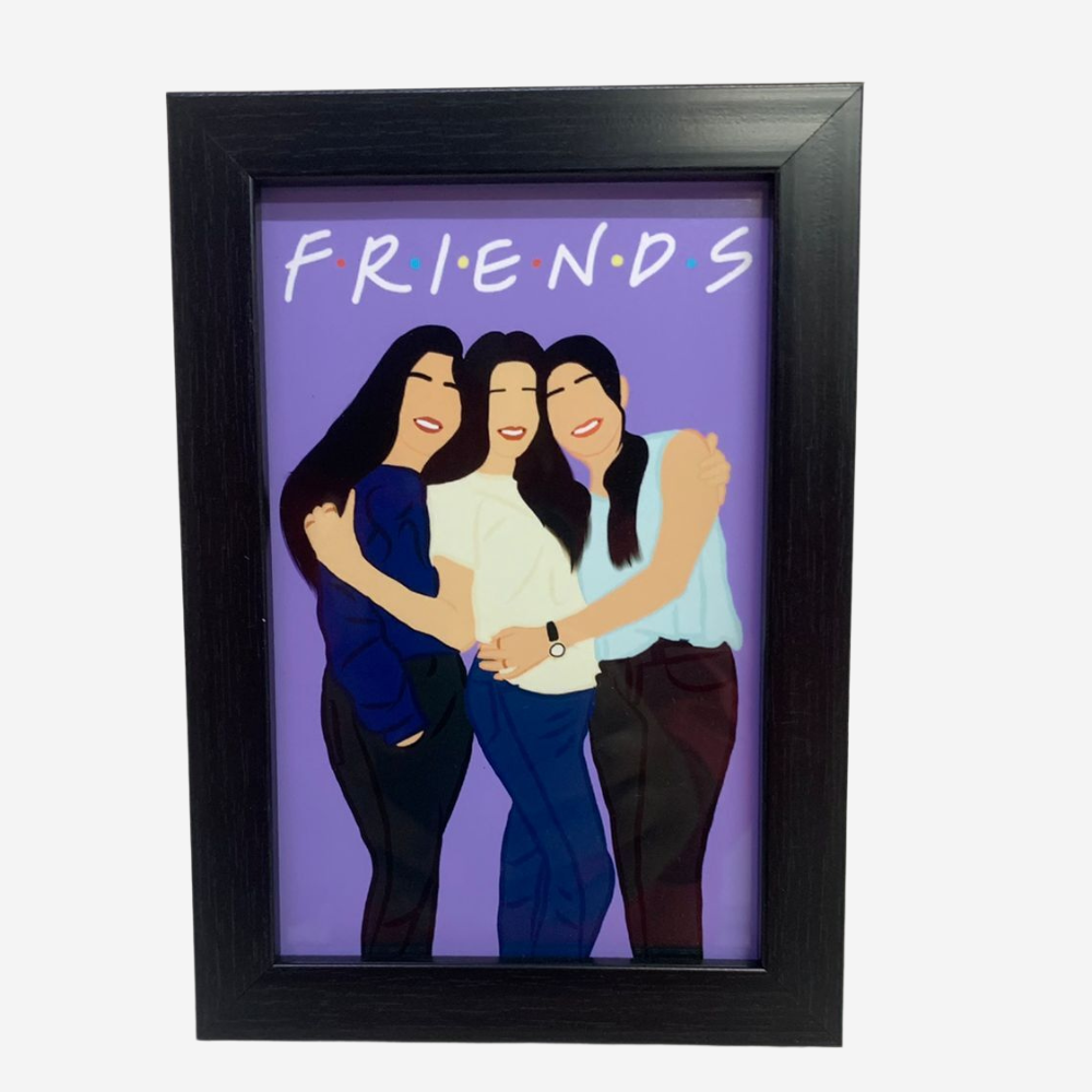 Minimal Illustrated Photo Frame