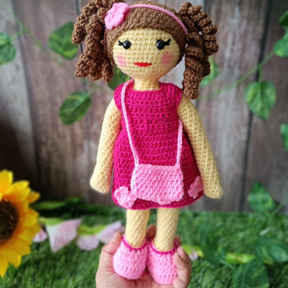 
                  
                    Hand-Crocheted Doll
                  
                