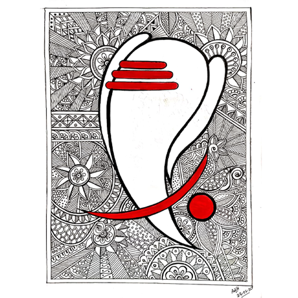 Madhubani Painting of Lord Ganesha