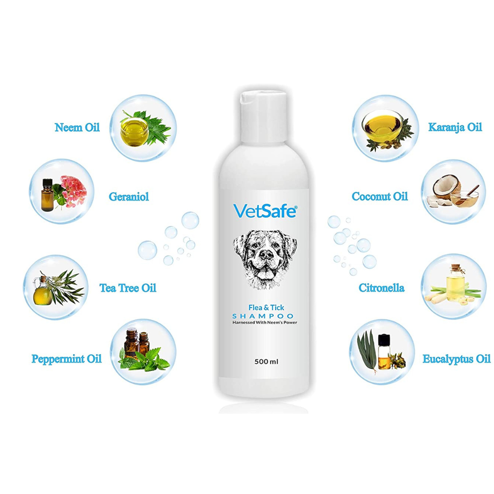 
                  
                    VetSafe Flea and Tick Shampoo (500ml)
                  
                
