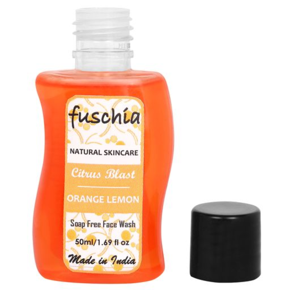 Fuschia Citrus Blast Orange Lemon Soap Free Face Wash (50ml)