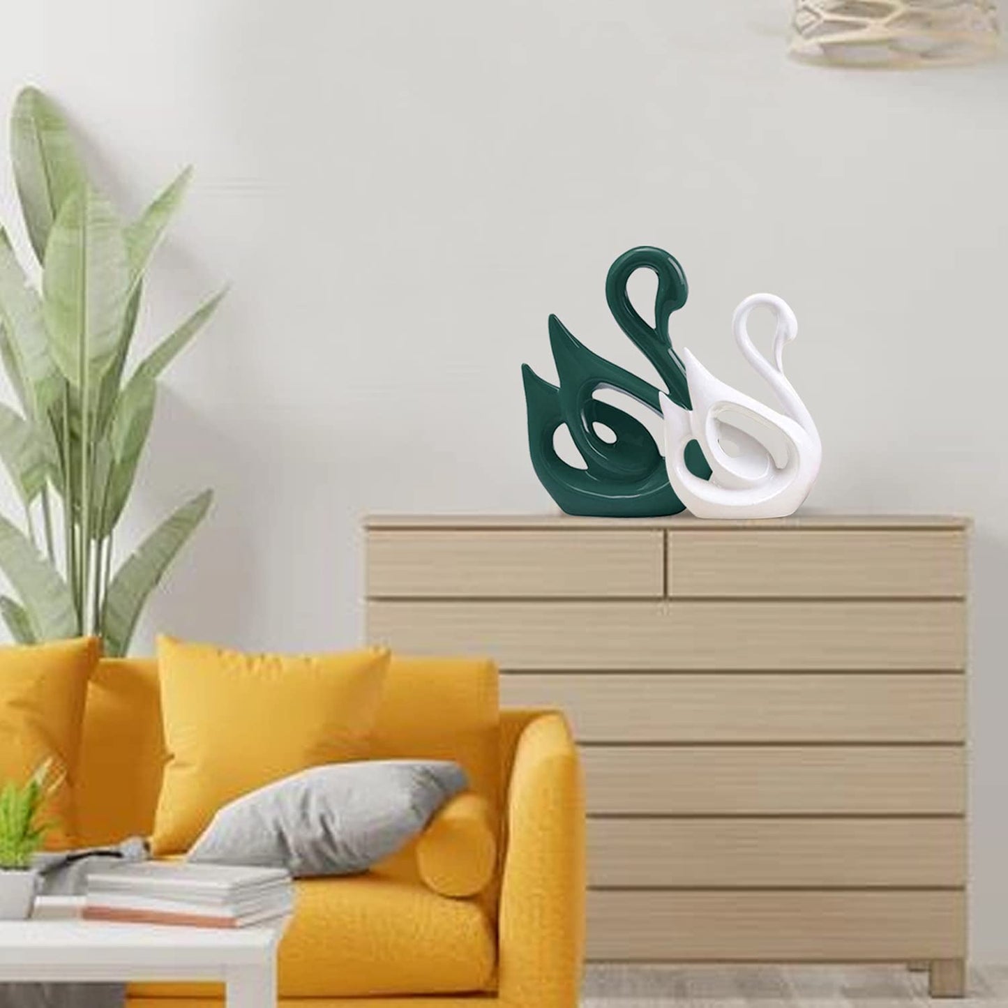 Swan Couple Showpieces (Set of 2)