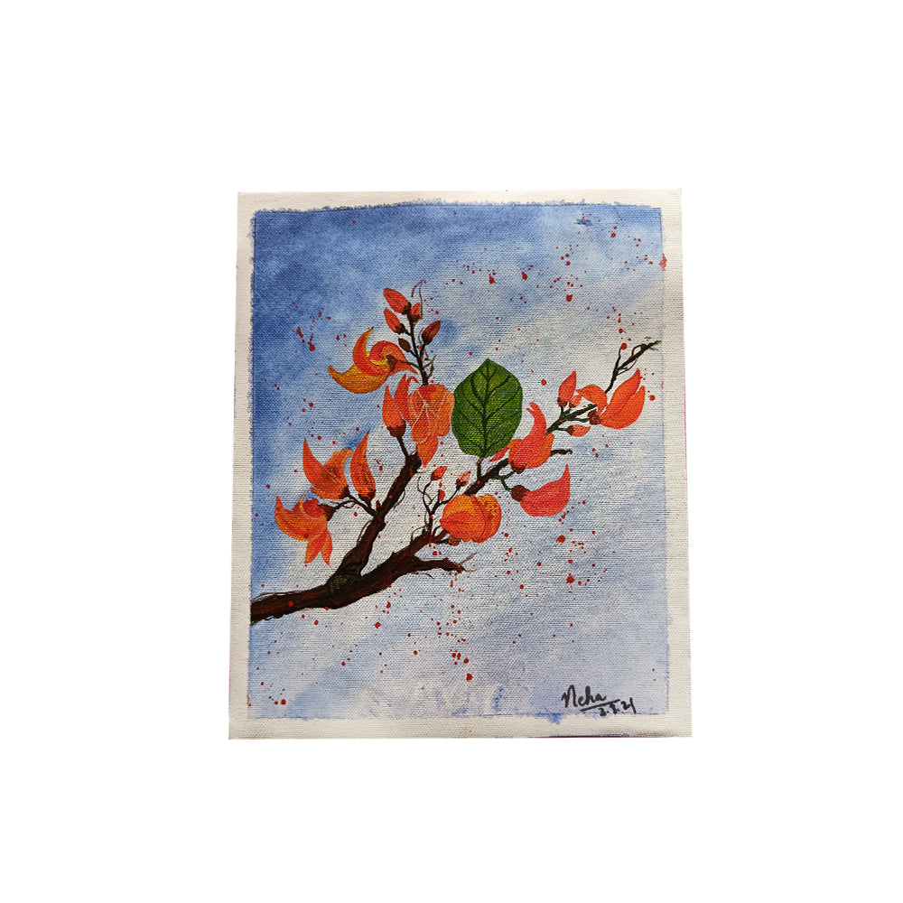 Palash Ke Phool Painting