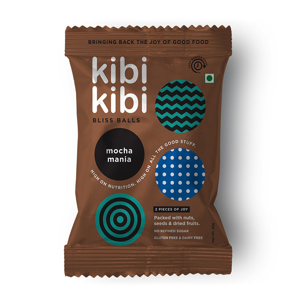 Kibi Kibi Mocha Mania Bliss Balls (Pack of 5)