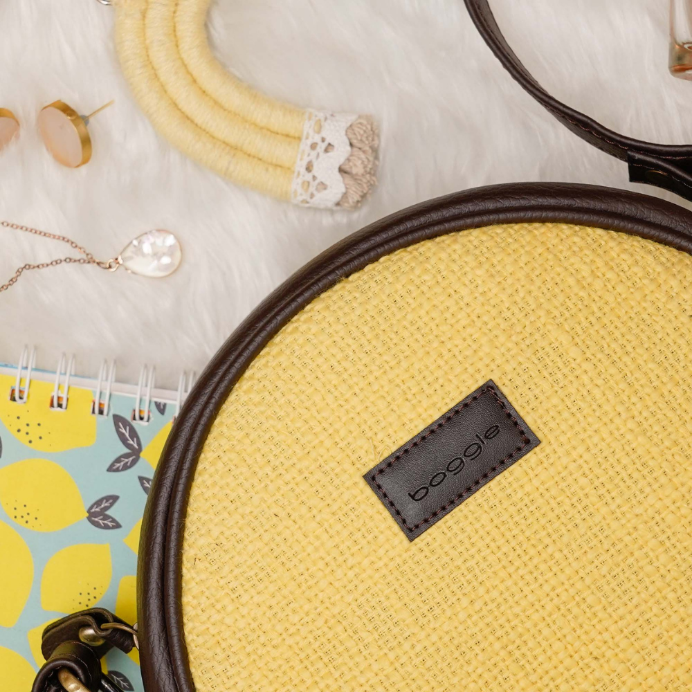 Yellow MApple Full Moon Sling Bag