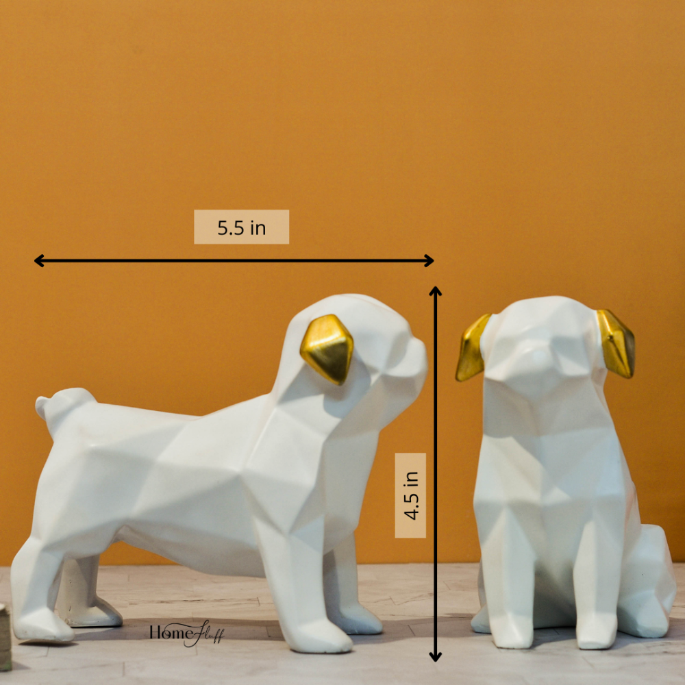Puppy pair Showpieces (Set of 2 pieces)