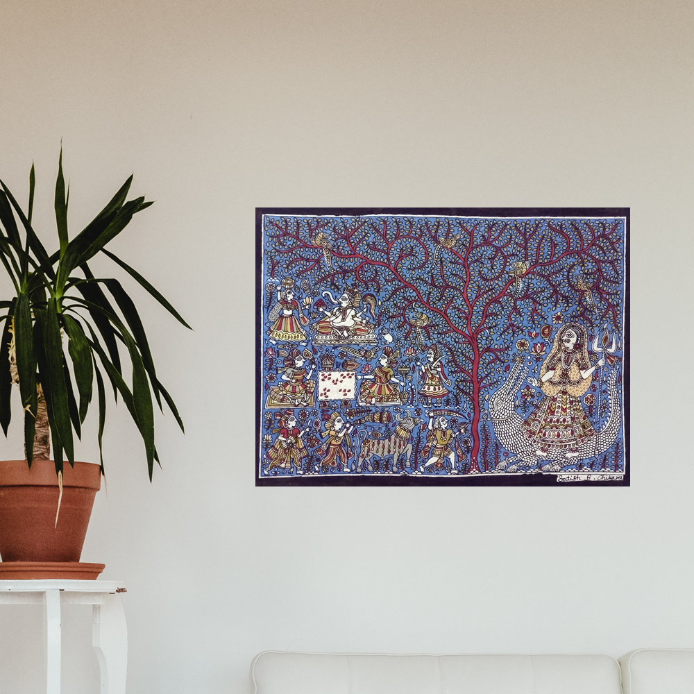 Khodiyar Mata Handmade Painting