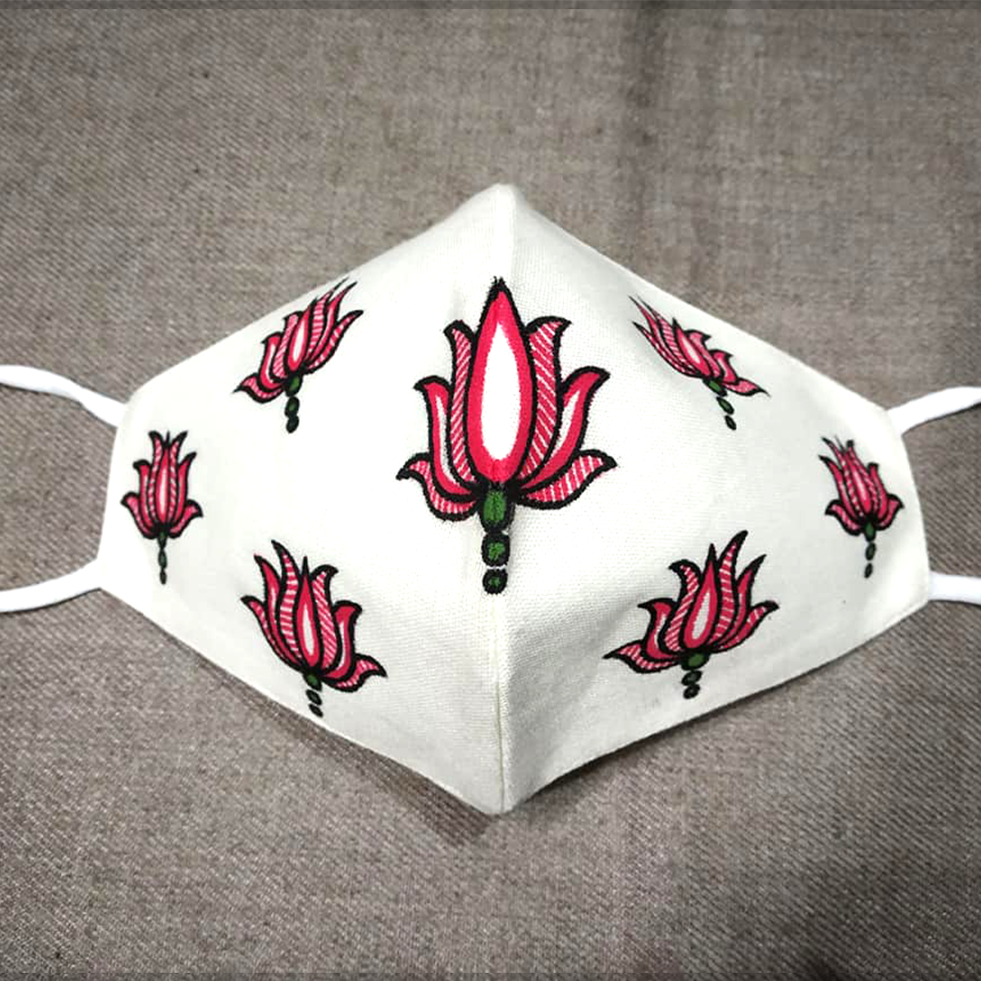 Three Layer Cotton Linen Mask