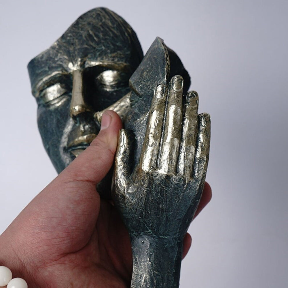 Hand-Faces Statue (Modern-Art)