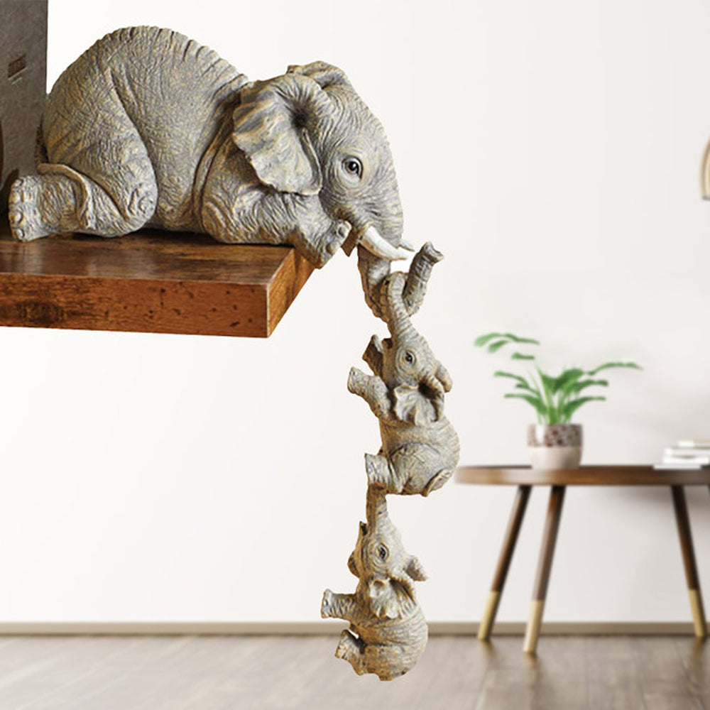 Elephant Family Showpiece