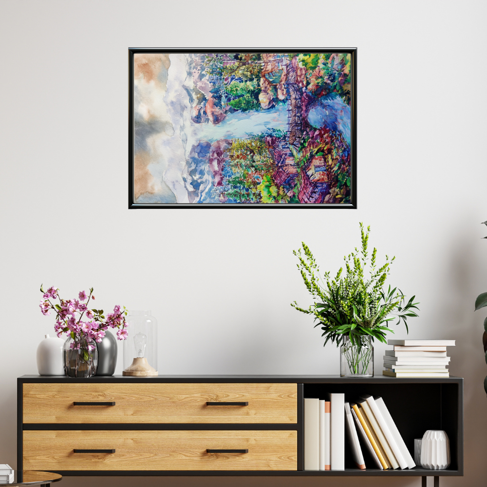 Waterfall Painting