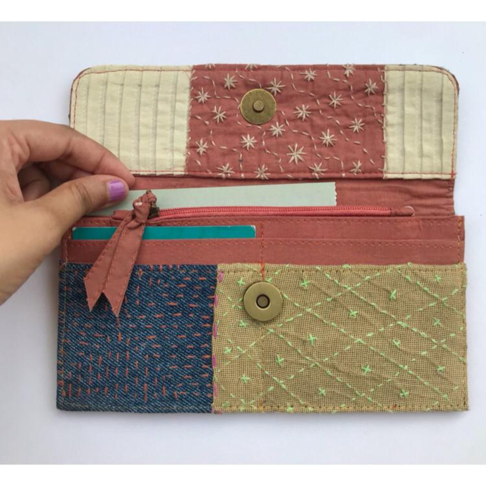 Harmony Sashiko Pouch