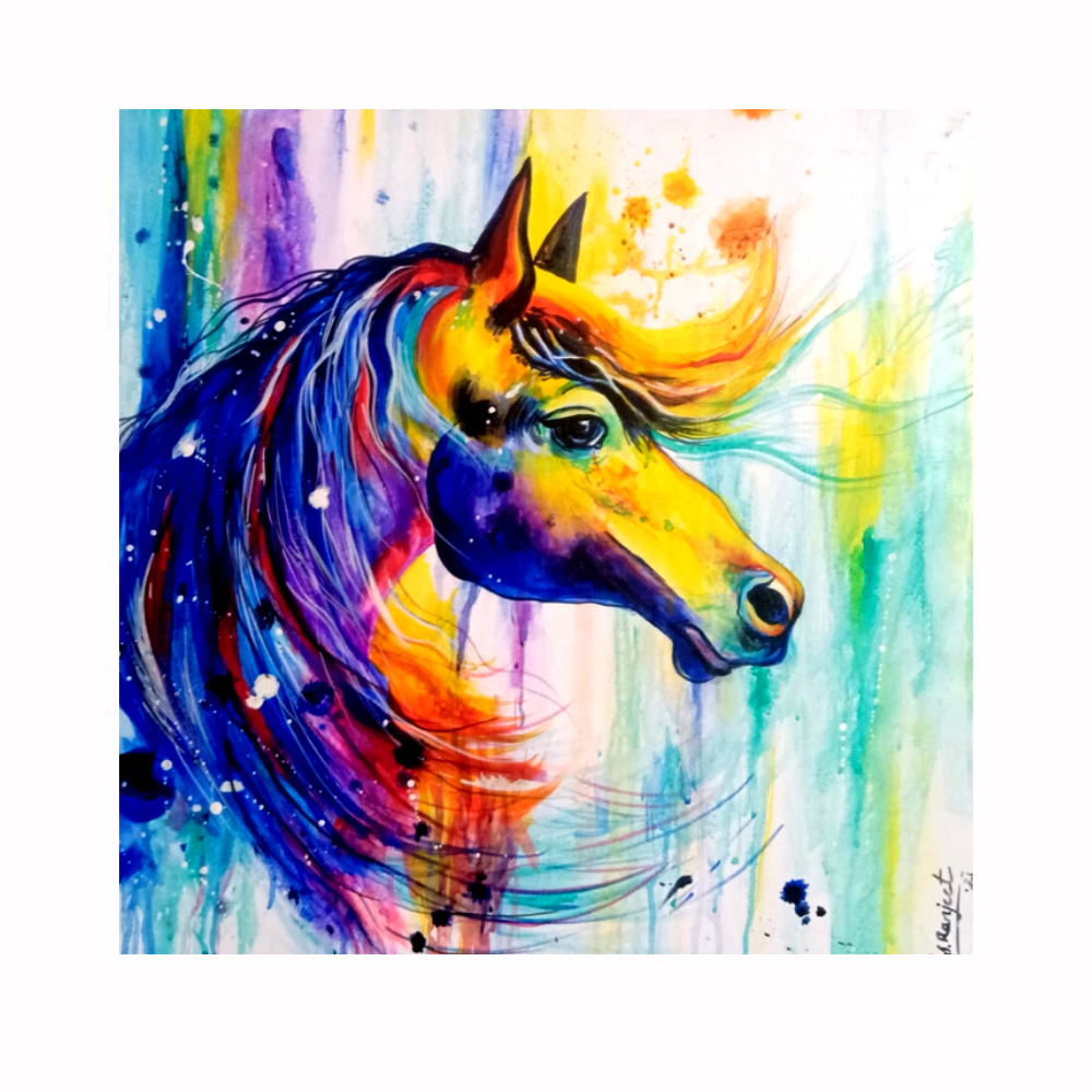 Horse Acrylic Painting