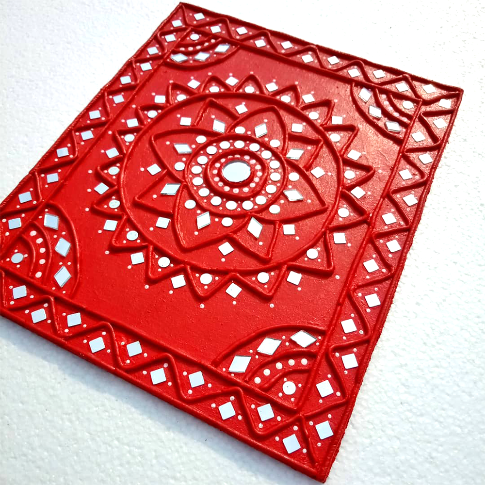 Lippan Art Wall Hanging (Red)