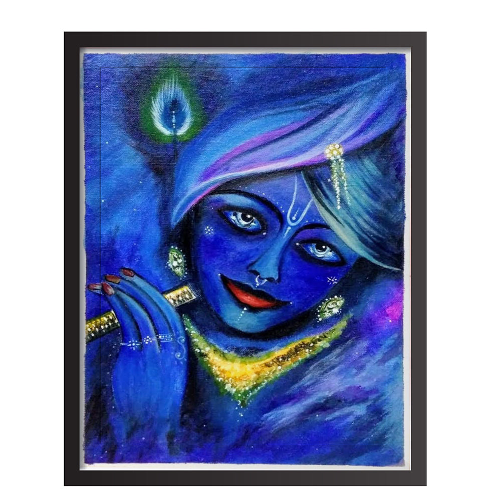 Krishna Acrylic Painting