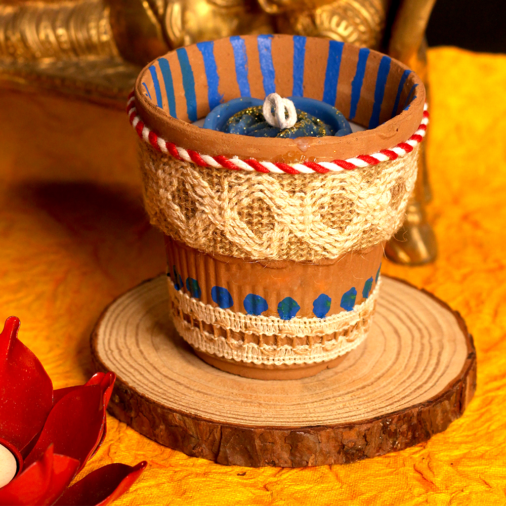 THE SKIN FARM Mahalakshmi Jute Candles (250g)