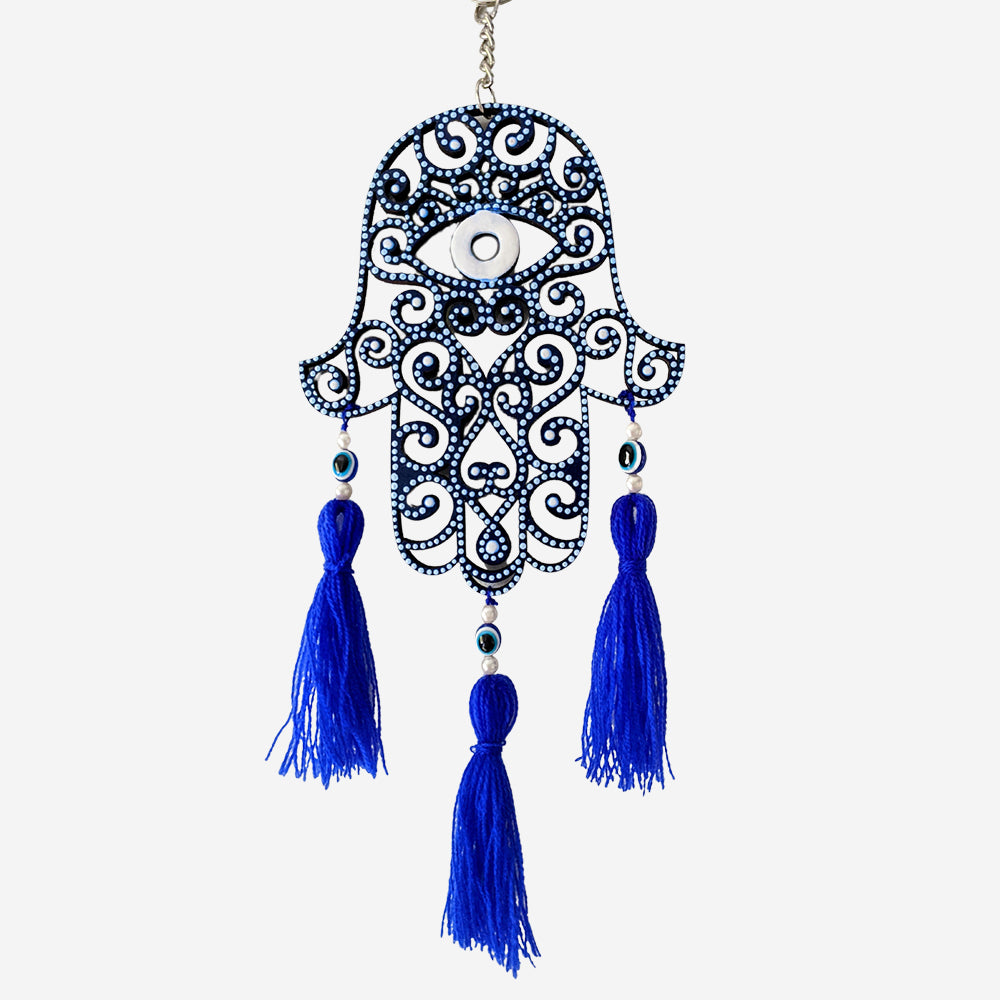 Hamsa Evil Eye Dot Mandala Wall Decor