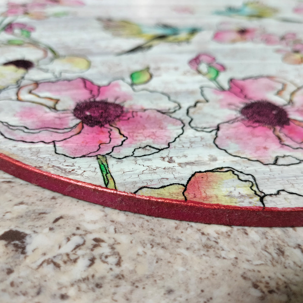 Decoupage Bird Wall Hanging