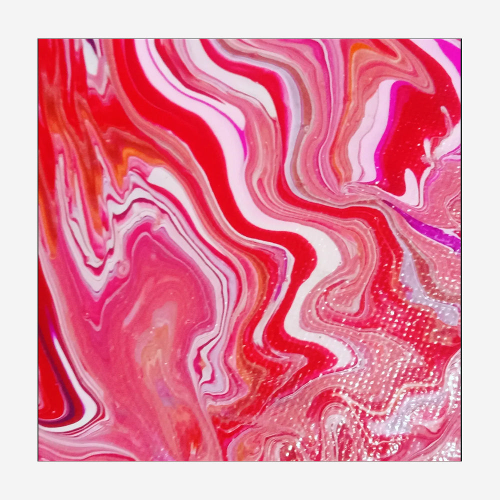 Canvas Colour Pouring Painting