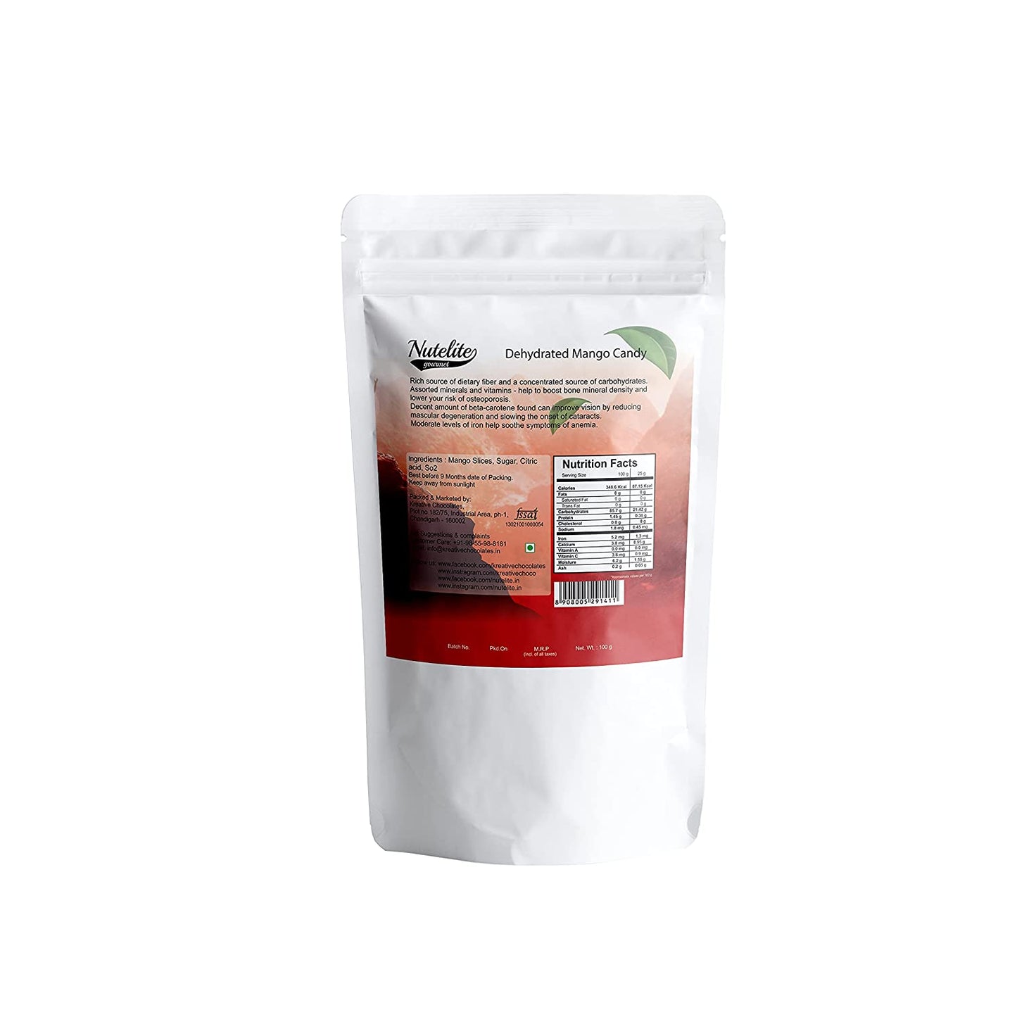 Nutleite Dehydrated Mango (Pack of 2)