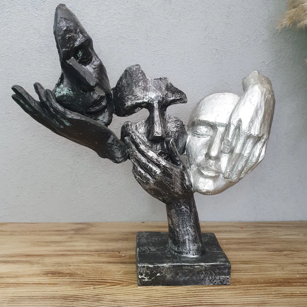 Hand-Face Statue (Modern-Art)