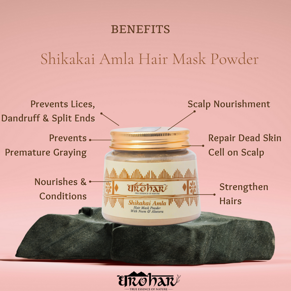 
                  
                    Dharohar Shikakai Amla Hair Mask (100g)
                  
                