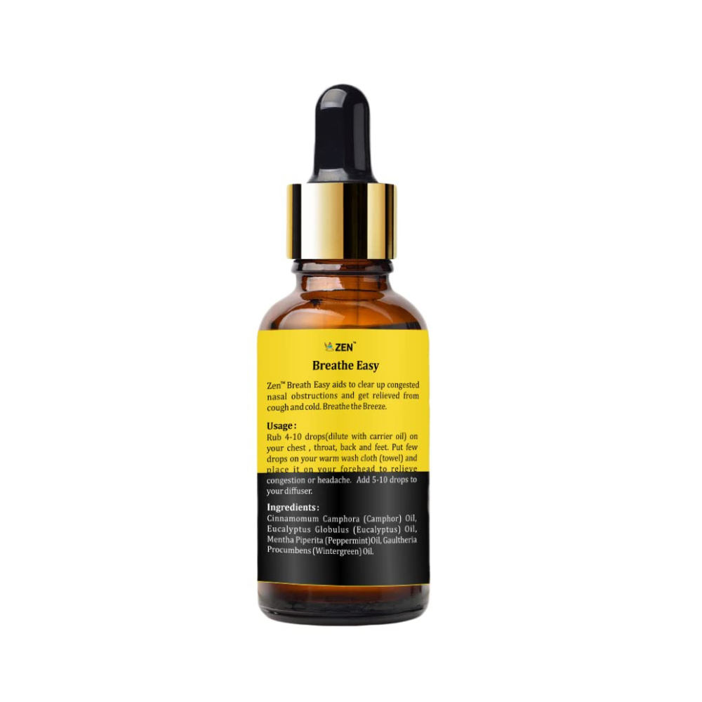 Zen Breathe Blend Essential Oil for Diffuser (30ml)