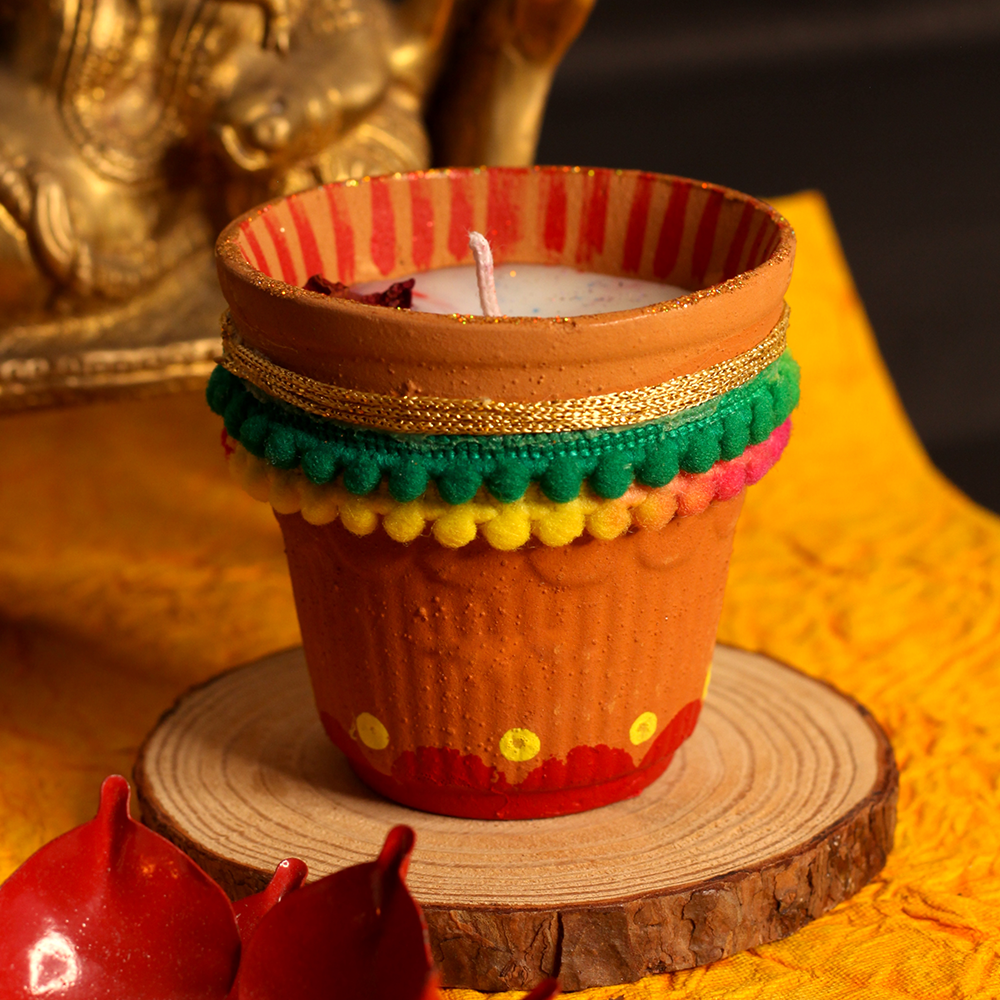 THE SKIN FARM Mahalakshmi Jute Candles (250g)
