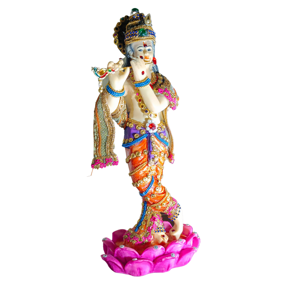 
                  
                    Once & Again The Premium Krishna with Flute Idol
                  
                
