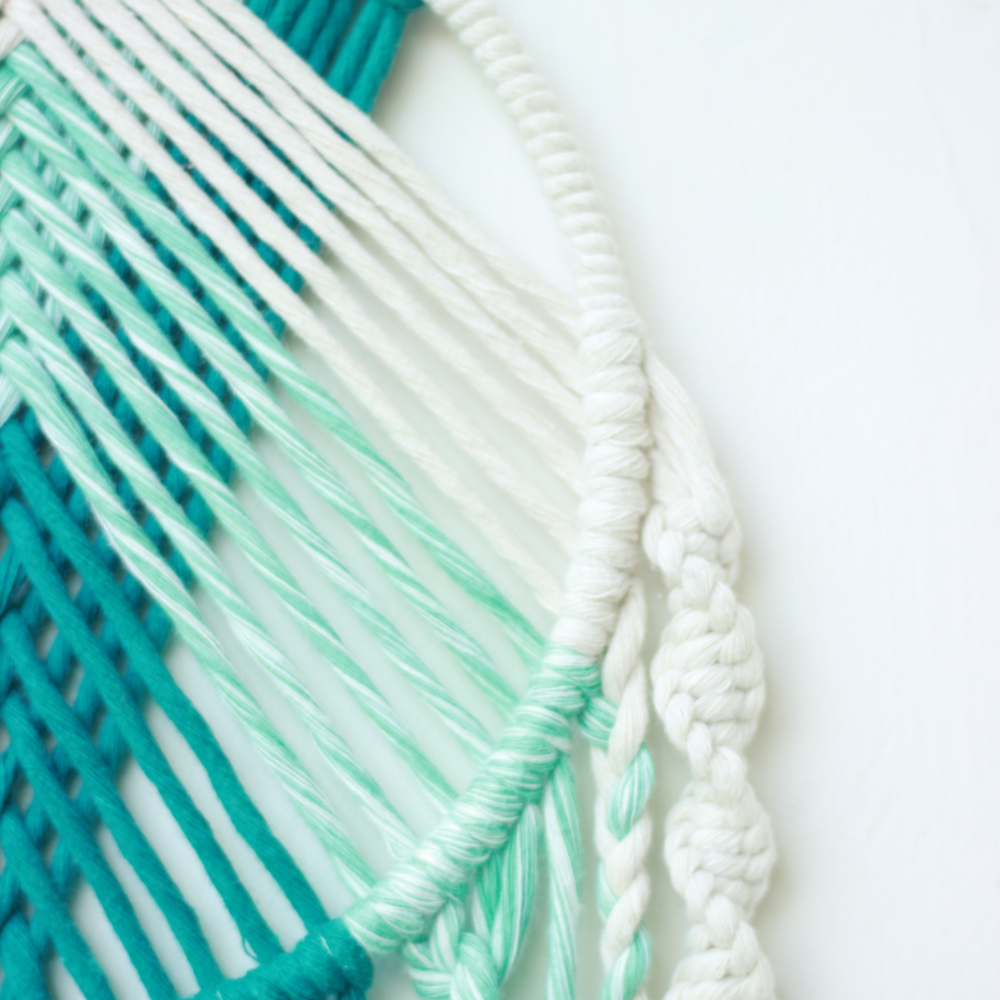 Tricolour Macrame Dreamcatcher
