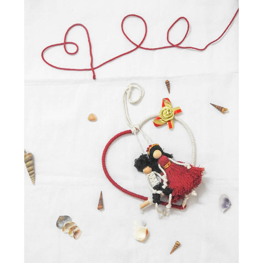 Macrame Couple Doll