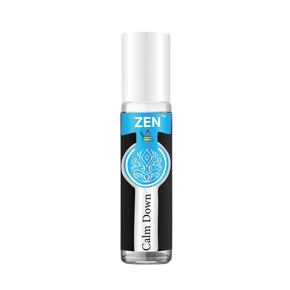 Zen Calm Down Roll On for Relaxation, Stress with Essential Oils (10ml)