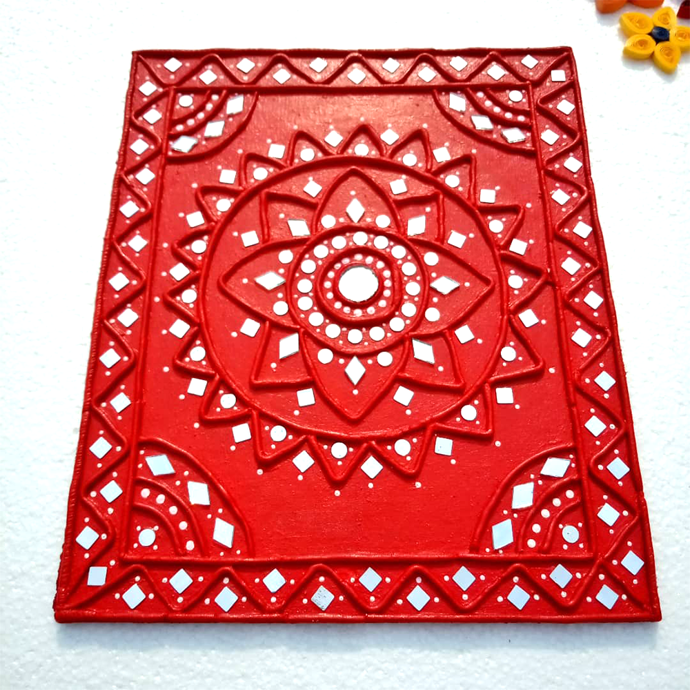 Lippan Art Wall Hanging (Red)