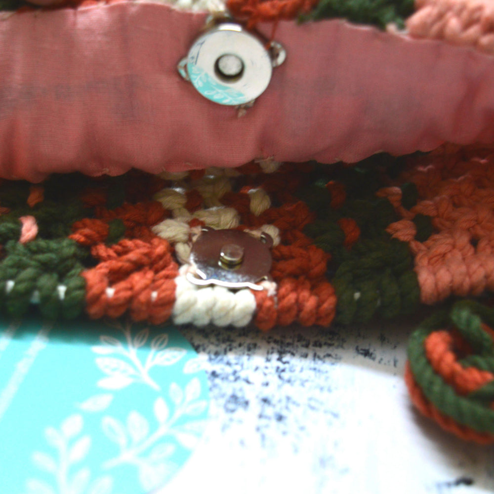 Macrame Crossover bag - Dahlia