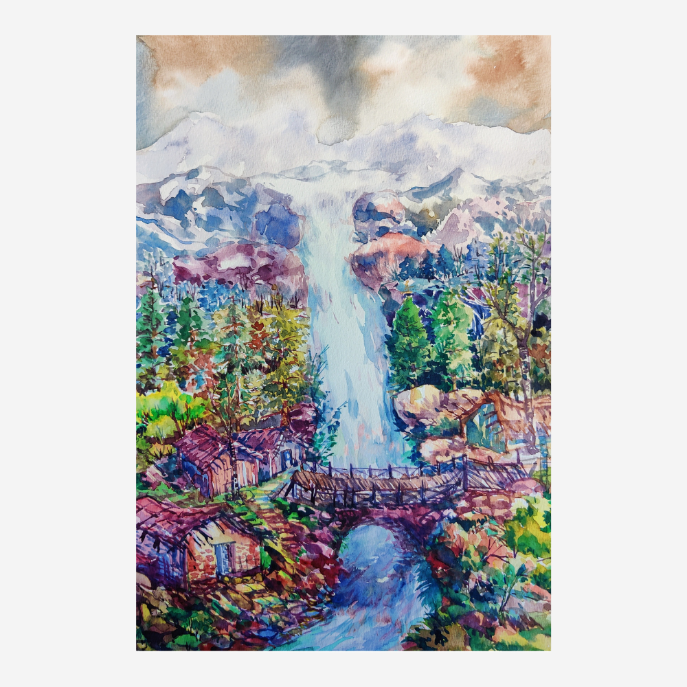 Landscape Watercolour Painting