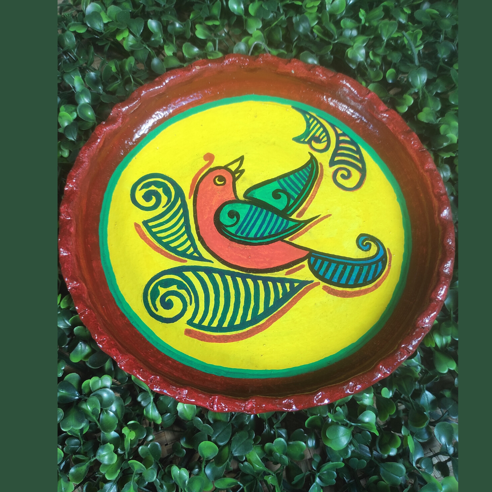 Hanging Mud Wall Plate (Set of 3)