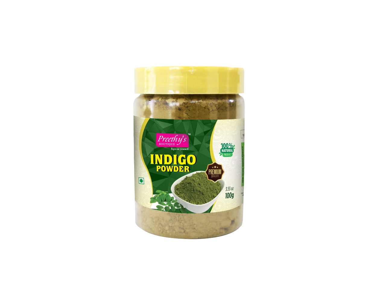 Preethy's Boutique Indigo Powder 200g ( 100g x 2 Packs )