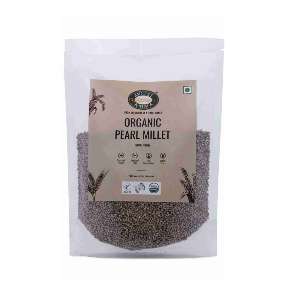 Millet Amma Bajra (Pearl Millet) Organic (500g)