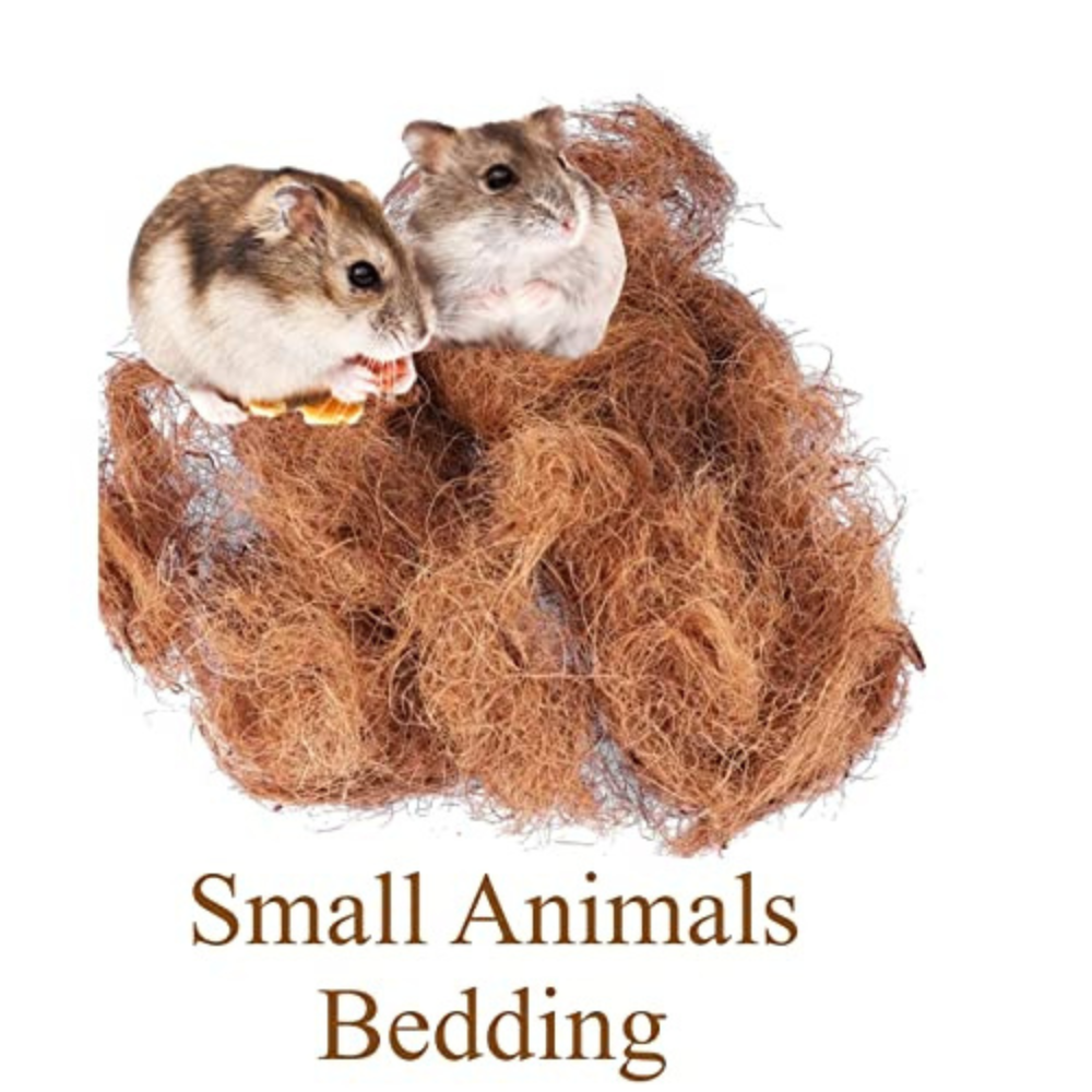 EcoSoft Natural Coconut Fiber Nesting Material for All Birds and Small Animals Sufficient for 4 Bird Nests (Nest fibre) - 250g