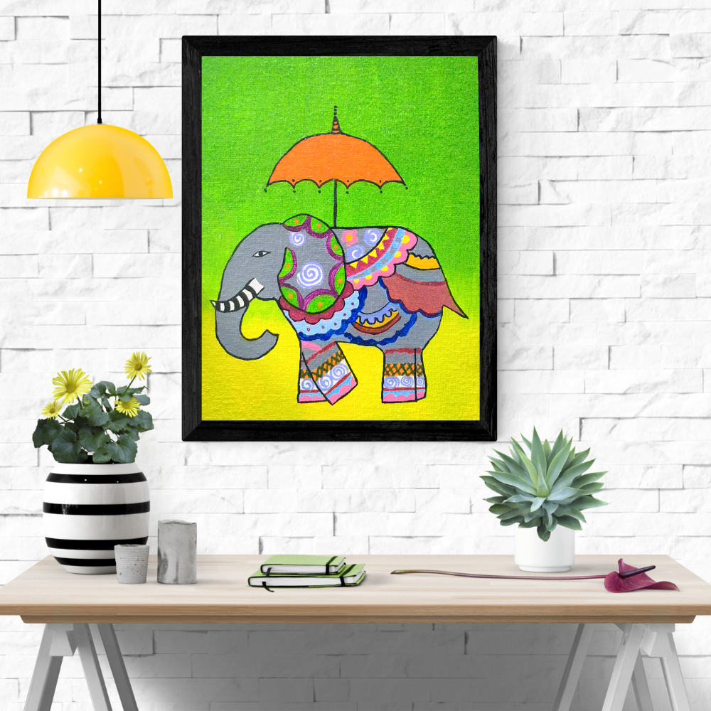 Madhubani Canvas Painting