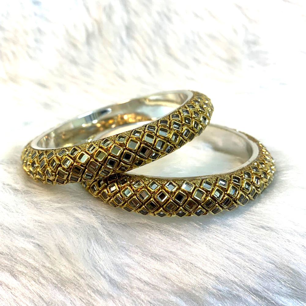 Patterned Kangan Bangles (Set of 2)