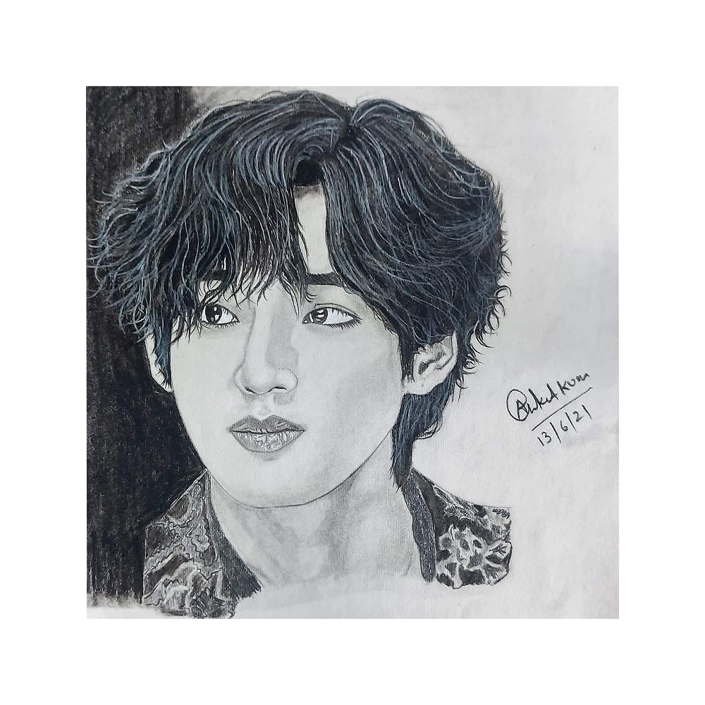 BTS Kim Taehyung Painting
