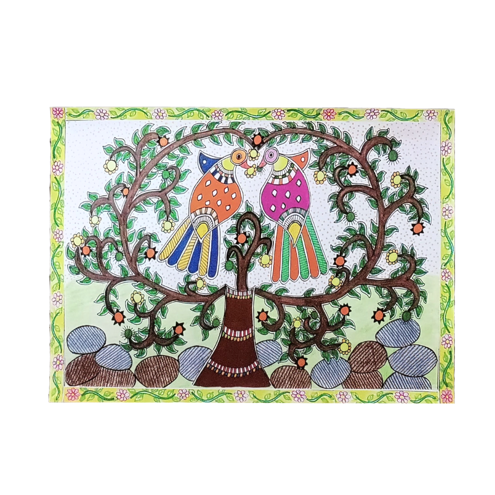 Madhubani Dining Table Placemats (Set of 6)