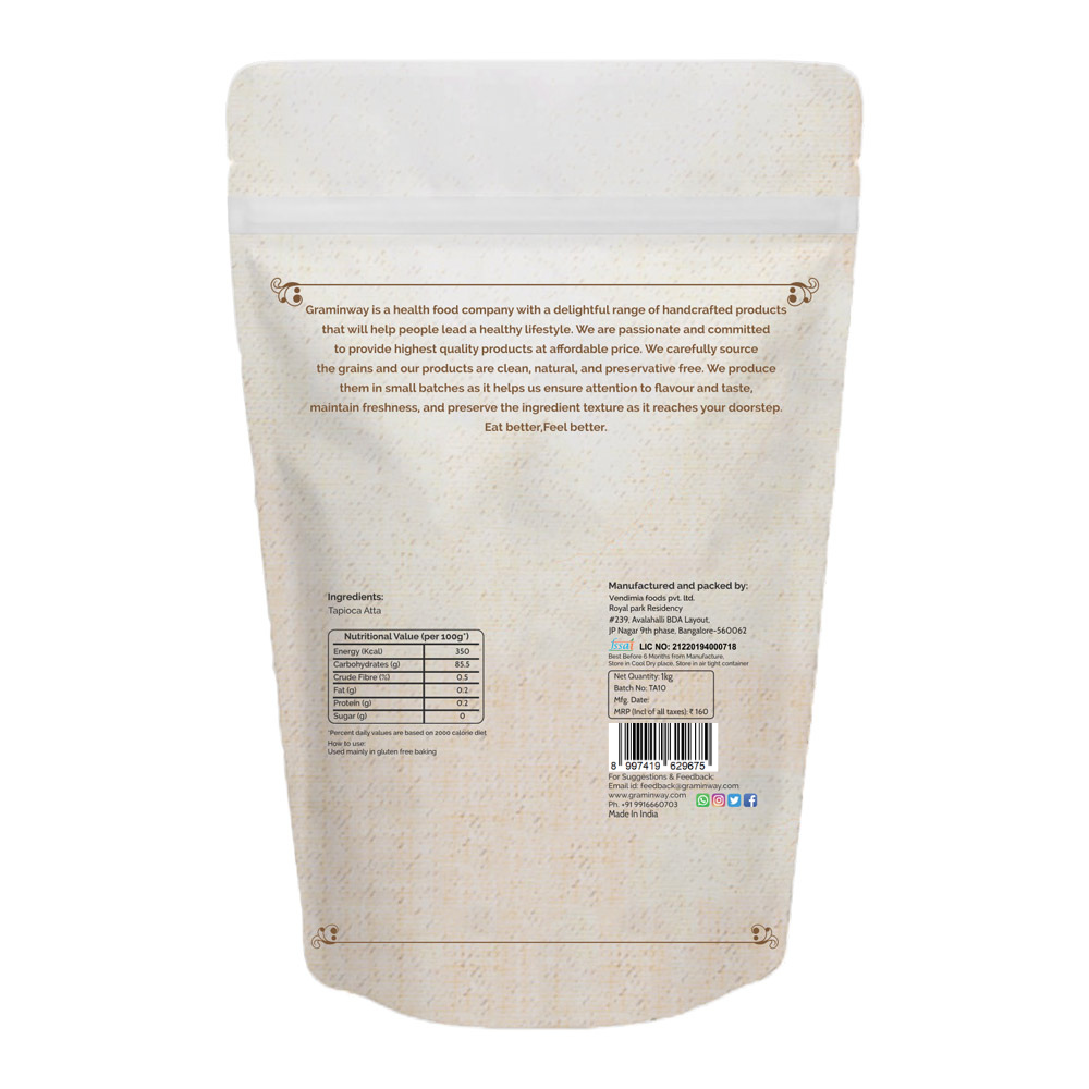 Graminway Gluten Free Tapioca Atta
