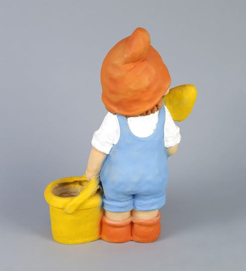 Boy with Bucket and Spade Planter
